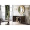 James Martin Vanities Alicante 39.5in Single Vanity, Mid-Century Acacia w/ White Glossy Composite Stone Top E110V39.5MCAWG - alternate 2
